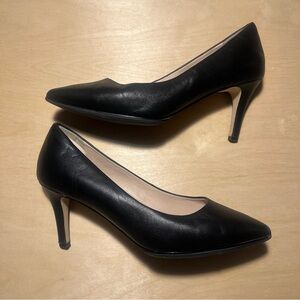 Cole Haan classic black grand ambition leather heels 9.5 professional